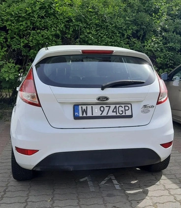 Ford Fiesta cena 38200 przebieg: 75998, rok produkcji 2017 z Warszawa małe 29